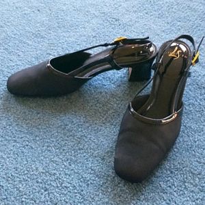 Life Stride Black Slingback